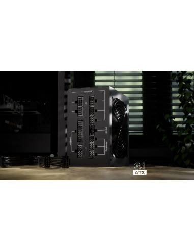 Power Supply, ENDORFY, SUPREMO FM6, 850 Watts, Efficiency 80 PLUS GOLD, MTBF 100000 hours, EY7A012