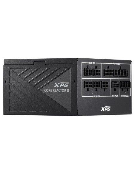 Power Supply, ADATA, XPG CORE REACTOR II, 850 Watts, Efficiency 80 PLUS GOLD, COREREACTORII850G-BKCEU