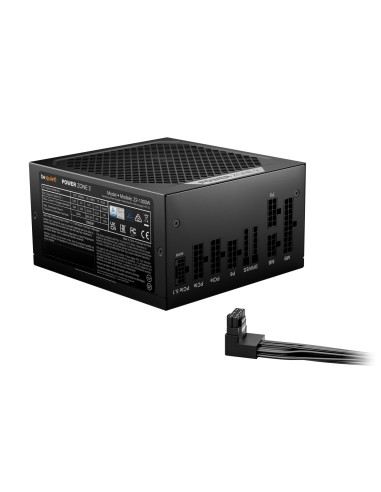 Power Supply, BE QUIET, POWER ZONE 2, 1000 Watts, Peak Power 1070 Watts, Efficiency 80 PLUS PLATINIUM, MTBF 100000 hours, BP008