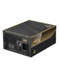 Power Supply, MSI, MEG AI1600T PCIE5, ATX 3.1, 1600 Watts, Efficiency 80 PLUS TITANIUM, MEGAI1600TPCIE5