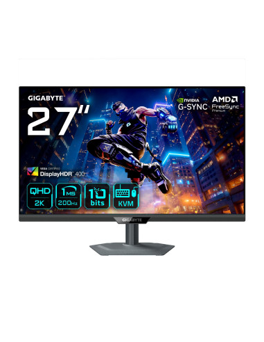 LCD Monitor, GIGABYTE, 27 ", 2560 x 1440 pixels, Quad HD, Native aspect ratio 16:9, LED, Flat, M27Q2EK