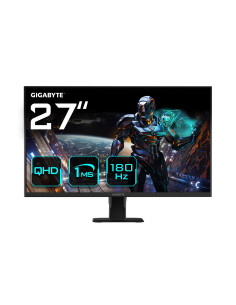 LCD Monitor, GIGABYTE, GS27QA EU, 27", Gaming, Panel IPS, 2560x1440, 16:9, 180 ??, 1 ms, Colour Black, GS27QAEU