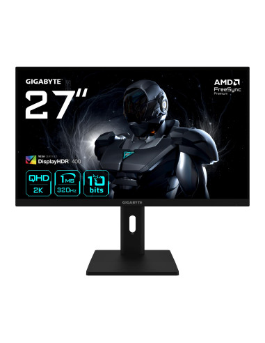 LCD Monitor, GIGABYTE, 27 ", 2560 x 1440 pixels, Quad HD, Native aspect ratio 16:9, LED, Flat, G27Q3EK