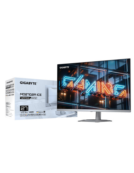 Monitor, GIGABYTE, 27 ", 2560 x 1440 pixels, Quad HD, Native aspect ratio 16:9, QD-OLED, Flat, MO27Q2AICEEK