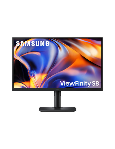 LCD Monitor, SAMSUNG, 27 ", 5120 x 2880 pixels, 5K Ultra HD, Native aspect ratio 16:9, LCD, Flat, LS27H802EFAXEN