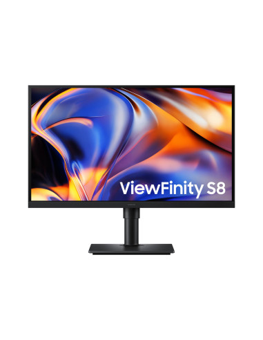 LCD Monitor, SAMSUNG, 27 ", 5120 x 2880 pixels, 5K Ultra HD, Native aspect ratio 16:9, LCD, Flat, LS27H802EFAXEN