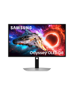 LCD Monitor, SAMSUNG, 27 ", 3840 x 2160 pixels, 4K Ultra HD, Native aspect ratio 16:9, OLED, Flat, LS27HG800SUXEN