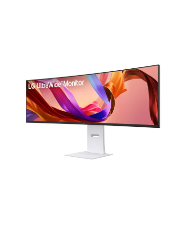 LCD Monitor, LG, 49 ", 5120 x 1440 pixels, Dual QHD, Native aspect ratio 32:9, LED, Curved, 49U950A-W