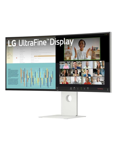 LCD Monitor, LG, 40 ", 5120 x 2160 pixels, WUHD, Native aspect ratio 21:9, Curved, 40U990A-W