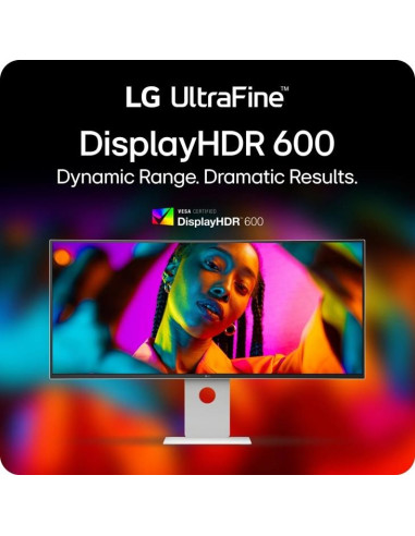 LCD Monitor, LG, 40 ", 5120 x 2160 pixels, WUHD, Native aspect ratio 21:9, Curved, 40U990A-W