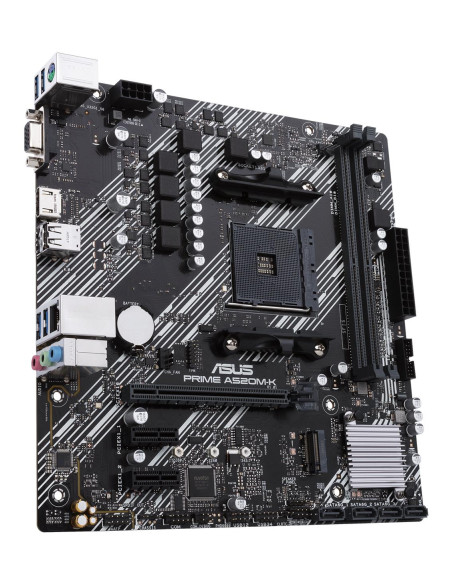 Mainboard, ASUS, AMD A520, SAM4, MicroATX, 2xPCI-Express 3.0 1x, 1xPCI-Express 3.0 16x, 1xM.2, Memory DDR4, Memory slots 2, 1x1