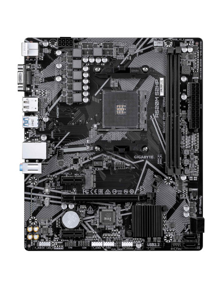 Mainboard, GIGABYTE, AMD A520, Socket AM4, micro ATX, RAM DDR4-SDRAM, 2xSlots, 1xNumber of M.2 (M) slots, A520MS2HP1.0