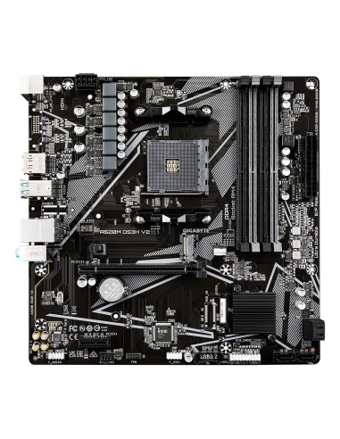 Mainboard, GIGABYTE, AMD A520, SAM4, Micro-ATX, Memory DDR4, Memory slots 4, A520MDS3HV2
