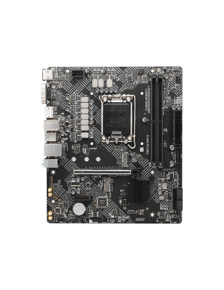 Mainboard, MSI, PRO H610M-G, Intel H610, LGA 1700, micro ATX, RAM DDR5-SDRAM, 2xSlots, 1xPCI Express x1 slots, 1xPCI Express x1