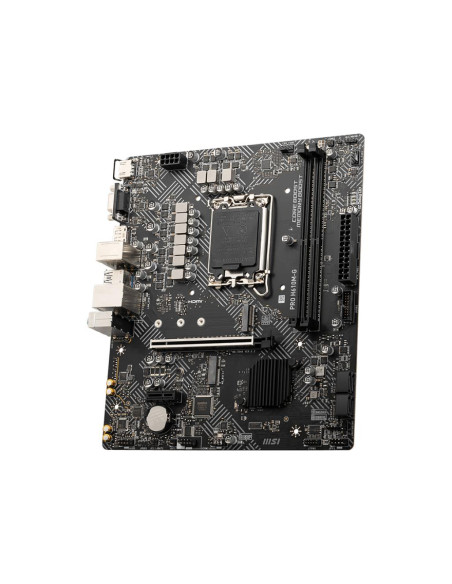 Mainboard, MSI, PRO H610M-G, Intel H610, LGA 1700, micro ATX, RAM DDR5-SDRAM, 2xSlots, 1xPCI Express x1 slots, 1xPCI Express x1