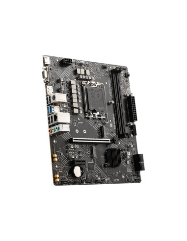 Mainboard, MSI, PRO H610M-G, Intel H610, LGA 1700, micro ATX, RAM DDR5-SDRAM, 2xSlots, 1xPCI Express x1 slots, 1xPCI Express x1