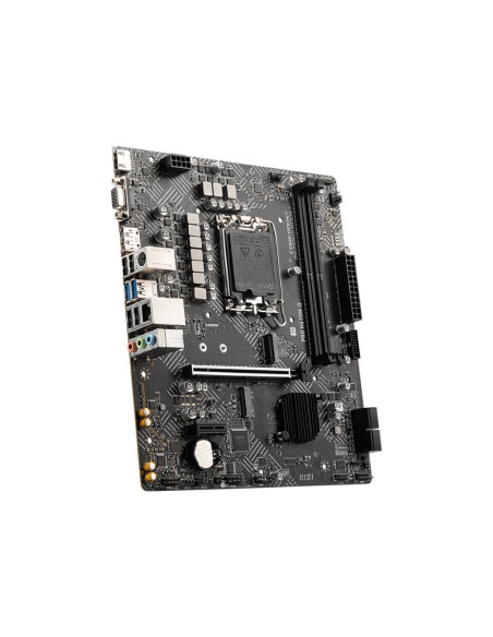 Mainboard, MSI, PRO H610M-G, Intel H610, LGA 1700, micro ATX, RAM DDR5-SDRAM, 2xSlots, 1xPCI Express x1 slots, 1xPCI Express x1