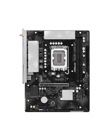 Mainboard, ASROCK, Intel H810, LGA 1851 (Socket V1), micro ATX, RAM DDR5-SDRAM, 2xSlots, Wi-Fi Yes, Bluetooth Yes, 1xNumber of 