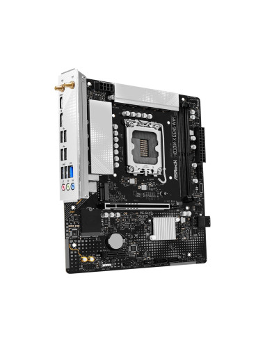 Mainboard, ASROCK, Intel H810, LGA 1851 (Socket V1), micro ATX, RAM DDR5-SDRAM, 2xSlots, Wi-Fi Yes, Bluetooth Yes, 1xNumber of 