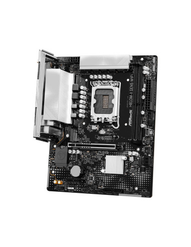 Mainboard, ASROCK, Intel H810, LGA 1851 (Socket V1), micro ATX, RAM DDR5-SDRAM, 2xSlots, Wi-Fi Yes, Bluetooth Yes, 1xNumber of 