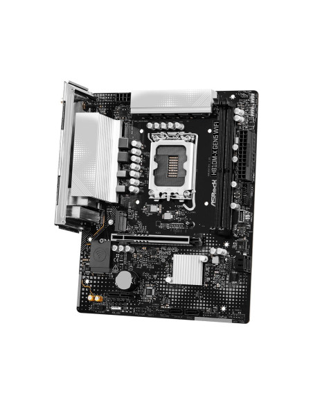 Mainboard, ASROCK, Intel H810, LGA 1851 (Socket V1), micro ATX, RAM DDR5-SDRAM, 2xSlots, Wi-Fi Yes, Bluetooth Yes, 1xNumber of 