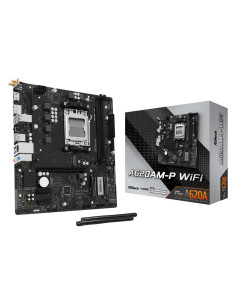 Mainboard, ASROCK, AMD A620A, Socket AM5, micro ATX, RAM DDR5-SDRAM, 2xSlots, Wi-Fi Yes, Bluetooth Yes, 1xNumber of M.2 (M) slo