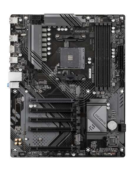 Mainboard, GIGABYTE, AMD B550, Socket AM4, ATX, RAM DDR4-SDRAM, 4xSlots, 2xNumber of M.2 (M) slots, B550 EAGLE, B550EAGLE1.0