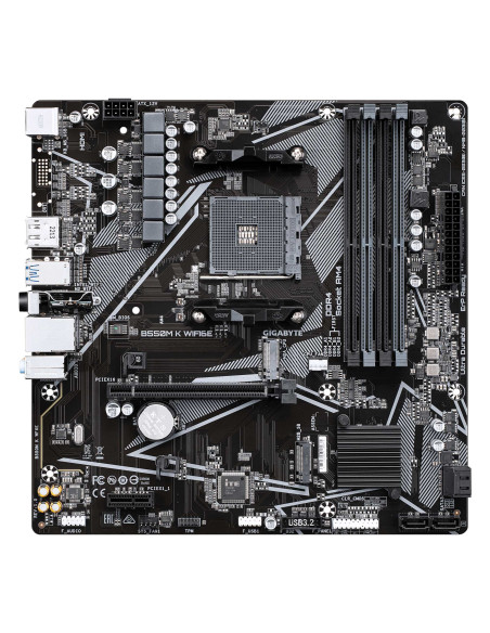 Mainboard, GIGABYTE, AMD B550, Socket AM4, micro ATX, RAM DDR4-SDRAM, 4xSlots, Wi-Fi Yes, Bluetooth Yes, 2xNumber of M.2 (M) sl