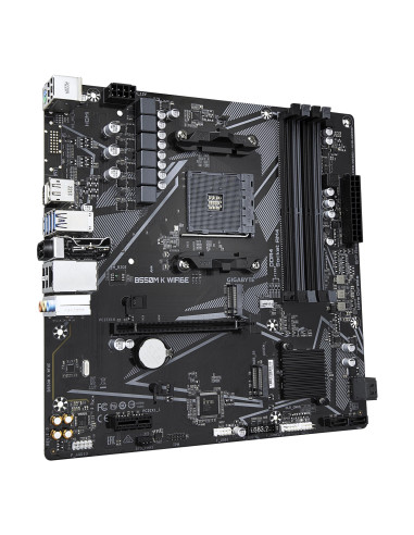 Mainboard, GIGABYTE, AMD B550, Socket AM4, micro ATX, RAM DDR4-SDRAM, 4xSlots, Wi-Fi Yes, Bluetooth Yes, 2xNumber of M.2 (M) sl