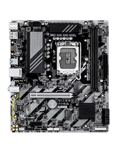 Mainboard, GIGABYTE, Intel B860, LGA 1851 (Socket V1), micro ATX, RAM DDR5-SDRAM, 2xSlots, 2xNumber of M.2 (M) slots, B860MEGEN