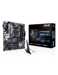 Mainboard, ASUS, AMD B550, SAM4, MicroATX, Memory DDR4, Memory slots 4, 2xPCI-Express 3.0 1x, 1xPCI-Express 4.0 16x, 2xM.2, 1x1