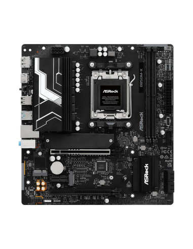 Mainboard, ASROCK, AMD B850, Socket AM5, micro ATX, RAM DDR5-SDRAM, 2xSlots, 1xNumber of M.2 (M) slots, B850M-X R2.0, B850M-XR2