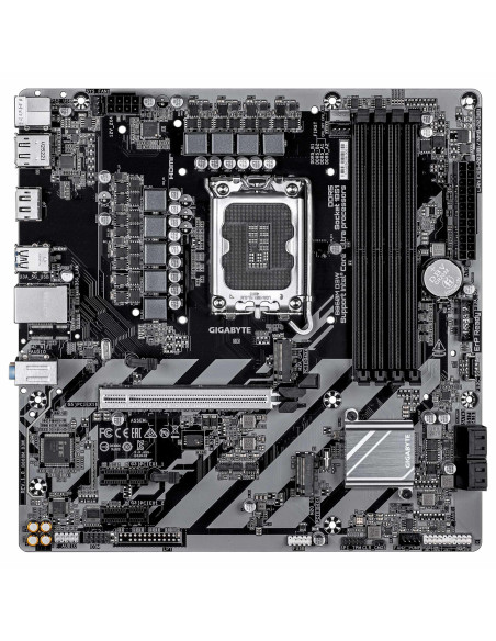 Mainboard, GIGABYTE, Intel B860, LGA 1851 (Socket V1), micro ATX, RAM DDR5-SDRAM, 4xSlots, 2xNumber of M.2 (M) slots, B860MD3W