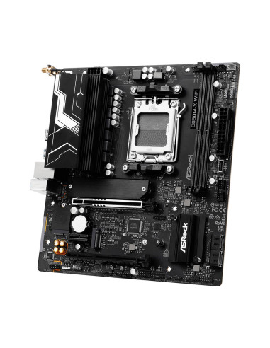 Mainboard, ASROCK, AMD B850, SAM5, Micro-ATX, Memory DDR5, Memory slots 2, B850M-XWIFIR2.0