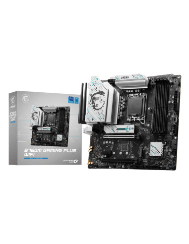 Mainboard, MSI, Intel B760 Express, LGA1700, Micro-ATX, Memory DDR5, Memory slots 4, 1xPCI-Express 3.0 1x, 1xPCI-Express 4.0 4x