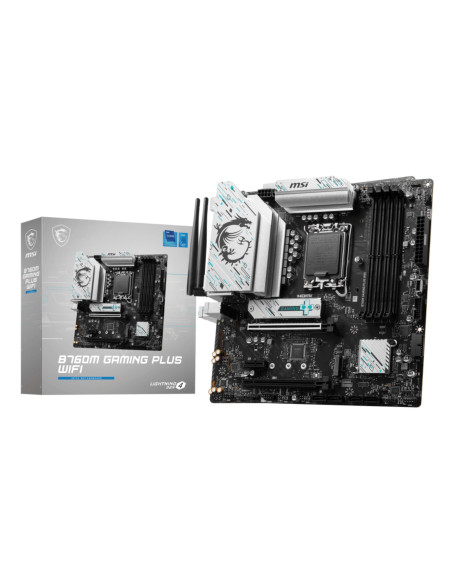 Mainboard, MSI, Intel B760 Express, LGA1700, Micro-ATX, Memory DDR5, Memory slots 4, 1xPCI-Express 3.0 1x, 1xPCI-Express 4.0 4x