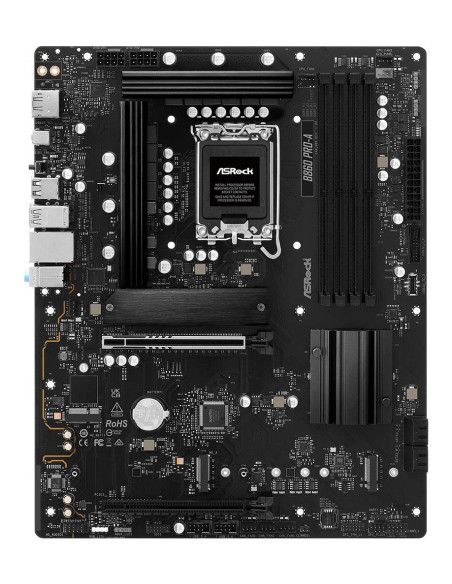 Mainboard, ASROCK, Intel B860 Express, LGA1851, ATX, Memory DDR5, Memory slots 4, 1xHDMI, 1xDisplayPort, 1xAudio-In, 1xAudio-Ou