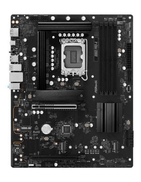 Mainboard, ASROCK, Intel B860 Express, LGA1851, ATX, Memory DDR5, Memory slots 4, 1xHDMI, 1xDisplayPort, 1xAudio-In, 1xAudio-Ou
