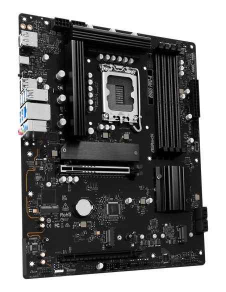 Mainboard, ASROCK, Intel B860 Express, LGA1851, ATX, Memory DDR5, Memory slots 4, 1xHDMI, 1xDisplayPort, 1xAudio-In, 1xAudio-Ou