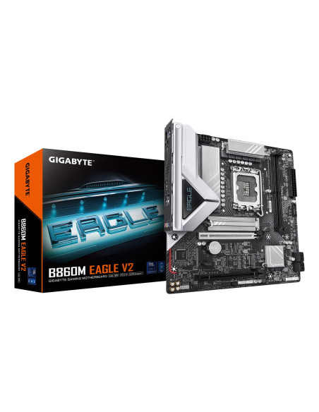 Mainboard, GIGABYTE, Intel B860 Express, LGA1851, Micro-ATX, Memory DDR5, Memory slots 2, B860MEAGLEV2