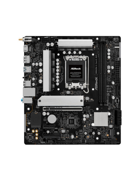 Mainboard, ASROCK, Intel B860, LGA 1851 (Socket V1), micro ATX, RAM DDR5-SDRAM, 2xSlots, Wi-Fi Yes, Bluetooth Yes, 1xNumber of 