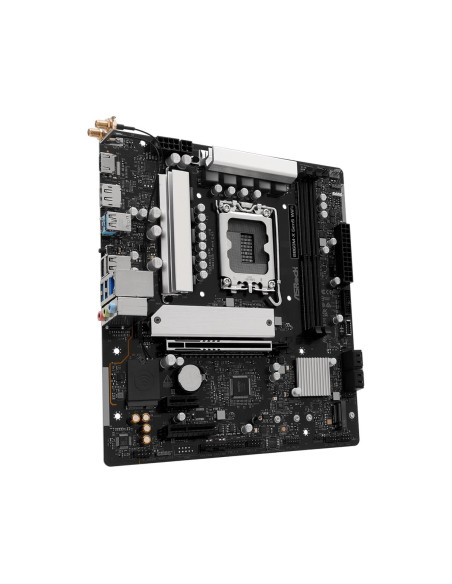 Mainboard, ASROCK, Intel B860, LGA 1851 (Socket V1), micro ATX, RAM DDR5-SDRAM, 2xSlots, Wi-Fi Yes, Bluetooth Yes, 1xNumber of 