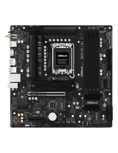 Mainboard, ASROCK, Intel B860 Express, LGA1851, Micro-ATX, Memory DDR5, Memory slots 4, B860MPRO-AWIFI