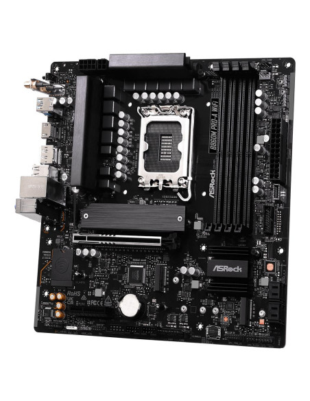 Mainboard, ASROCK, Intel B860 Express, LGA1851, Micro-ATX, Memory DDR5, Memory slots 4, B860MPRO-AWIFI