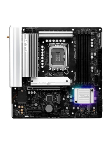 Mainboard, ASROCK, Intel B860, LGA 1851 (Socket V1), micro ATX, RAM DDR5-SDRAM, 4xSlots, Wi-Fi Yes, Bluetooth Yes, 3xNumber of 