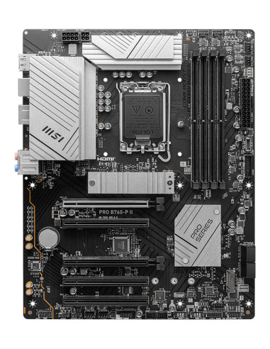 Mainboard, MSI, Intel B760 Express, LGA1700, Memory DDR5, Memory slots 4, 5xPCI-Express 5.0 16x, 2xM.2, 1xHDMI, 1xDisplayPort, 
