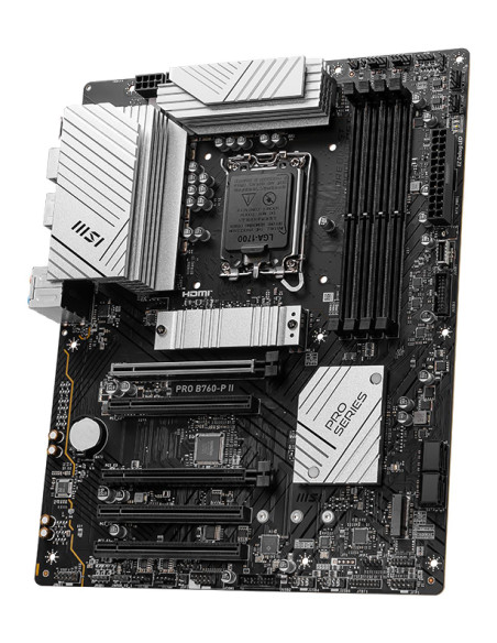 Mainboard, MSI, Intel B760 Express, LGA1700, Memory DDR5, Memory slots 4, 5xPCI-Express 5.0 16x, 2xM.2, 1xHDMI, 1xDisplayPort, 