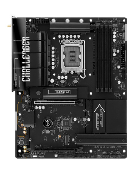Mainboard, ASROCK, Intel B860, LGA 1851 (Socket V1), ATX, RAM DDR5-SDRAM, 4xSlots, Wi-Fi Yes, Bluetooth Yes, 1xNumber of M.2 (M