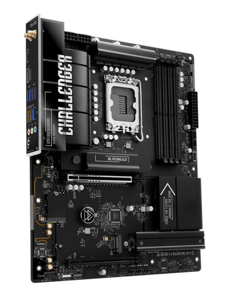 Mainboard, ASROCK, Intel B860, LGA 1851 (Socket V1), ATX, RAM DDR5-SDRAM, 4xSlots, Wi-Fi Yes, Bluetooth Yes, 1xNumber of M.2 (M