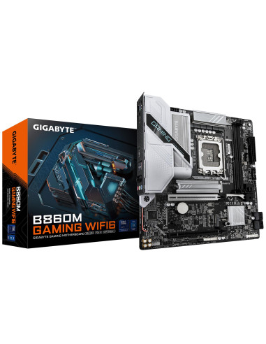 Mainboard, GIGABYTE, Intel B860 Express, LGA1851, Micro-ATX, Memory DDR5, Memory slots 2, B860MGAMINGWIFI6
